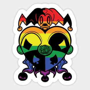 Pride Jester Sticker
